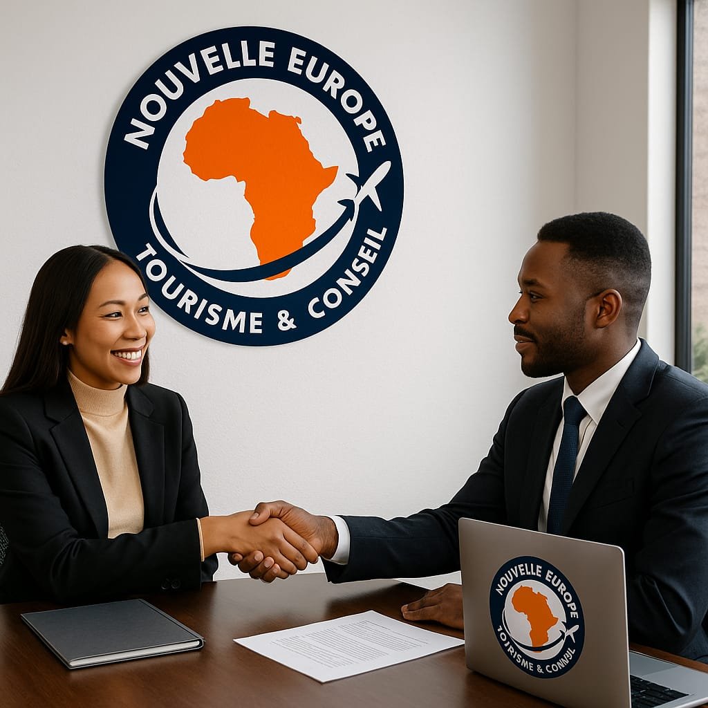 Étudiant guinéen bénéficiant d'un accompagnement personnalisé au sein de notre agence pour ses études en Espagne