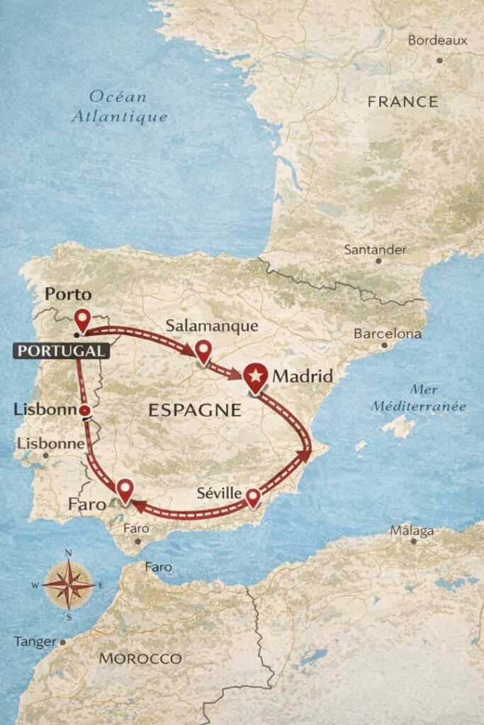 circuit Espagne Portugal